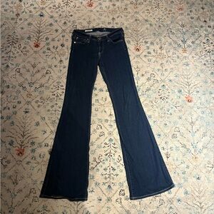 AG Adriano Goldschmied Indigo Flare Jeans